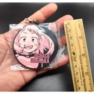 My Hero Academia Ochaco Uraraka Rubber Keychain Bandai Key Ring Bag Charm Cute