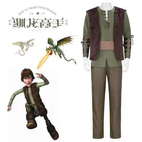 How To Train Your Dragon Hiccup Armor Costume Glow Scale Viking Set Night Fury Halloween Father Son 