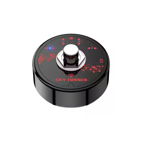 Page Turning Pedal Controls Foot Step Switch Wireless Rechargeable Bluetooth Music Sheet Easy Page T