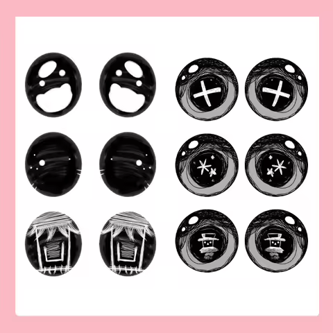 Fursuit Head eyes Eyeball Furryfandom Kigurumi Kemono Cosplay Costume Eye Pupil Accessories Animal D