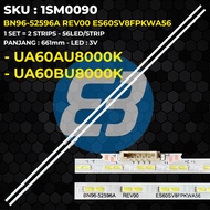 Samsung 60 Inch TV Backlight UA60AU8000K UA60BU8000K BN96-52596A REV00 ES60SV8FPKWA56