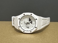 G-SHOCK 白色 GA-2100 八角形手錶