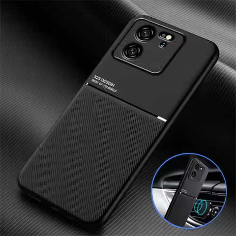 For Xiaomi 13T 5G Case Leather Car Magnetic Holder Back Cover For Xiomi Mi 13T 13 T Xiaomi13T T13 Pr