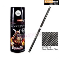Samurai WFP001-2 Black Carbon Fiber Water Transfer Film with WF05 Activator
