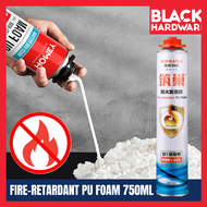 Black Hardware Pu Foam Spray Bottle Foam Spray Tutup Lubang Polyurethane Foam Spray Sealer Wall Fill