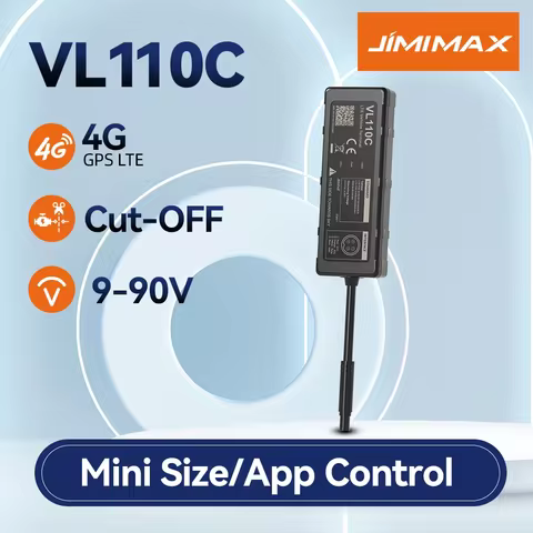 JIMIMAX VL110C Mini GPS Tracker Car Motorcyc With Smart Alert Remote Cut-Off Real-time Tracking Trac