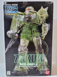 清屋大平賣 - MOBILE SUIT GUNDAM MG GRADE ZEON MS-06F/J ZAKU II SCALE 1:100 COLOUR CRYSTAL VERSION MODEL 機