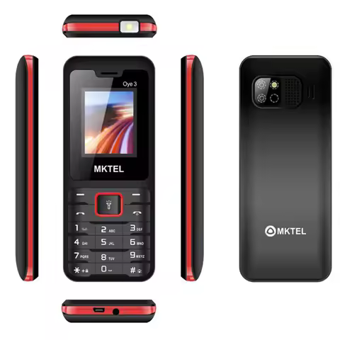 MKTEL Feature Phone 1.77inch Display 1800mAh Dual SIM Dual Standby MP3 MP4 FM Radio with Strong Torc