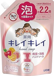 Kirei Kirei Anti-Bacterial Foaming Hand Soap 450ml Refill - Fruit Fiesta, Multi-colored