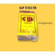 Plastic clip/ Zipper ziplock 7x10 Plastic Ziplock