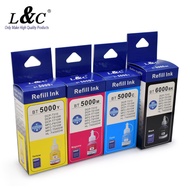 【PH Ready Stock】L&amp;C (4 bottles)L&amp;C Original Refill Ink Premium Ink Dye Ink BT5000 BT6000 BTD60BK Black 108ml Cyan Magenta Yellow 41.8ml Compatible For Brother printer DCP-T310 DCP-T500W DCP-T710 Brother ink