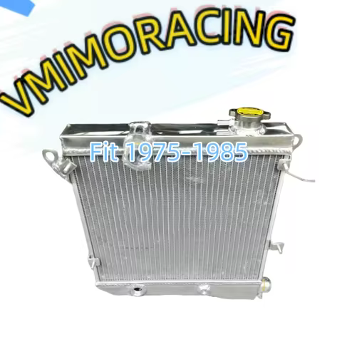 new Aluminum Radiator Fit 1975-1985 Autobianchi Lancia A112 3/4/5/6/7 Series 900/1000/1050cc Junior/