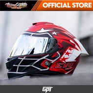 EVO HELMET GT-PRO QUARTERBACK FULL FACE DUAL VISOR WITH FREE CLEAR LENS