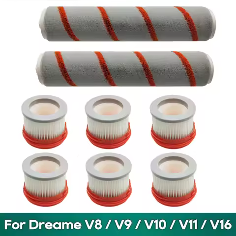 Fit for Xiaomi Dreame V11 V10 V9 V9B V9D V9P V16 V8 Soft Brush Roller Hepa Filter replacement Access