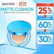[Best Seller]  SKINTIFIC Perfect Stay Velvet Matte Cushion 氣墊粉底 11ml-Full Coverage,12H OIL CONTROLS 