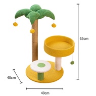 BHQ PET พร้อมส่งคอนโดแมว ที่ลับเล็บแมว ฝนเล็บ บ้านแมว คอนโดแมวไม้ มลติฟังก์ชั่น ของเล่นแมว