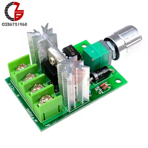 High Power Voltage Regulator 6A 6V-12V PWM DC Motor Speed Controller Regulator Board Power Controlle