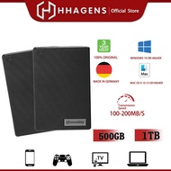 HHAGENS HDD 500GB/1TB USB3.0 type C 2.5 inch Hard Disk/Portable Hard Drive/External for laptop/TV