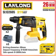 LANLONG Rotary Hammer Drill Cordless l Drill Hammer Drill Heavy Duty Cordless l Rotary Hammer Drill 