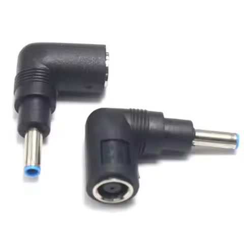 Right Angle Blue Tips for HP Dell Converter Laptop Adapter Connector Power Charger Plug