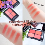 HASAYA GIRL Matte Color Eyeshadow & Blusher พาเลทอายแชโดว์และบลัชออน สีชัด เนียนละเอียด ติดทน 4เฉดสี