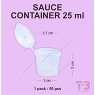 25ml Plastic Sauce Container Sauce Container/ Smbal Container Sauce Cup/ Sambal Cup/ Sambal Containe