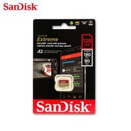 SanDisk Extreme A2 128GB U3 V30 小卡 傳輸達190MBs (SD-SQXAA-128G)