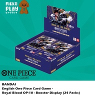 English One Piece Card Game - Royal Blood OP-10 - Booster Display Booster Box (24 Packs)