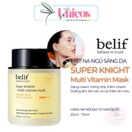 BELIF Super Knight Multi Vitamin Mask - BELIF Skin Restoration Mask