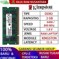 Kingston DDR2 LAPTOP RAM 2GB 6400/800mhz ORI RAM SODIMM 1.8v 2GB