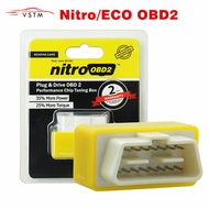 4 Color Eco OBD2 &amp; Nitro OBD2 Gasoline Plug &amp; Drive Performance For Benzine Eco OBD2 ECU Chip Tuning Box  Fuel Saving More Power