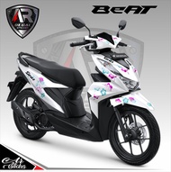 Stiker motor variasi BEAT FI NEW 2024 Deluxe Beat Street - Decal Sticker Beat 2020-2024 D5 013