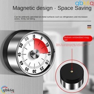 QBK6Q Mechanical Timer, Stainless Steel Sounding Visual Countdown Clock, Multifunctional 60-Minute A