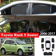 For Toyota Rush 5 Seater 2006-2017 Car Shade for Side Window Glare and UV Rays Protection Baby Windo