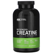 Optimum Nutrition, Micronized Creatine Capsules, 2.5 g, 200 Capsules