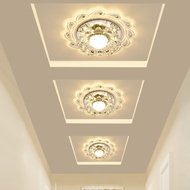 Simple led Acrylic Glass Aisle Corridor Light Entrance Foyer Entrance Light Ceiling Shape Embedded C