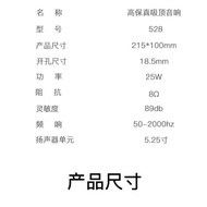 Fixed Resistance Ceiling Music Ceiling Broadcast Background Flower System Audio Speaker Speaker Shop