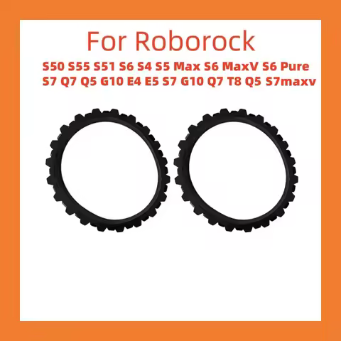 Rubber wheel leather ring suitable for Roborock S50 S55 S51 S6 S4 S5 Max S6 MaxV S6 Pure S7 Q7 G10 E