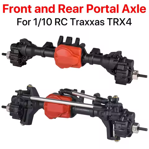TRX4 4wd Metal Front and Rear Portal Axles for RC Traxxas TRX4 1/10 Rock Crawler Car Replace Upgrade