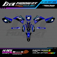 YZ 250 STICKER DECAL 2007-2008 FULL BODY