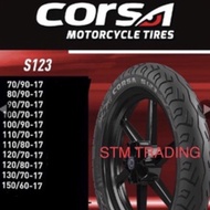 Corsa S123 tubeless tyre 70/90-17 80/90-17 90/70-17 90/90-17 100/70-17 110/70-17 120/70-17 130/70-17