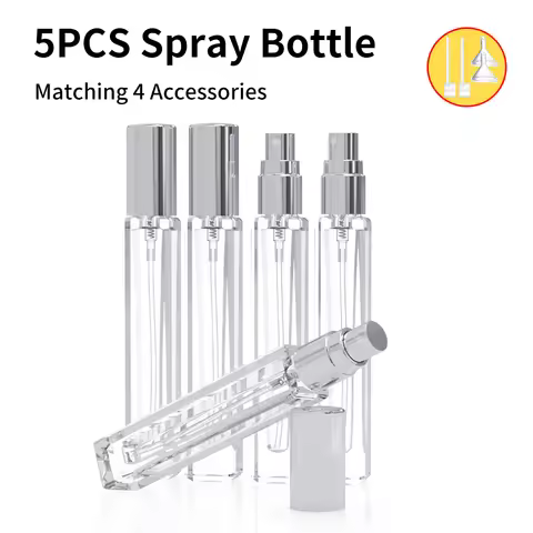 5-piece Cologne atomizer empty, 10ML mini perfume water bottle, pocket-sized perfume spray bottle, s