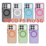 POCO F6 Pro 5G Candy Magnetic Phone Case F6 Shock-Resistant F6