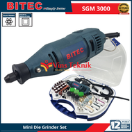 BITEC SGM 3000 Mesin Gerinda Lurus Tuner Mini Die Grinder Set SGM3000