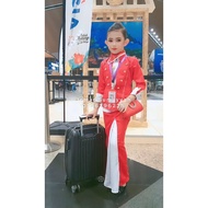 COSTUME KERJAYA KANAK2 PRAMUGARI INSPIRASI AIR ASIA