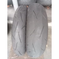 tayer size 160//60/ZR 17-120/70/ZR 17 brand Dunlop tahun 24