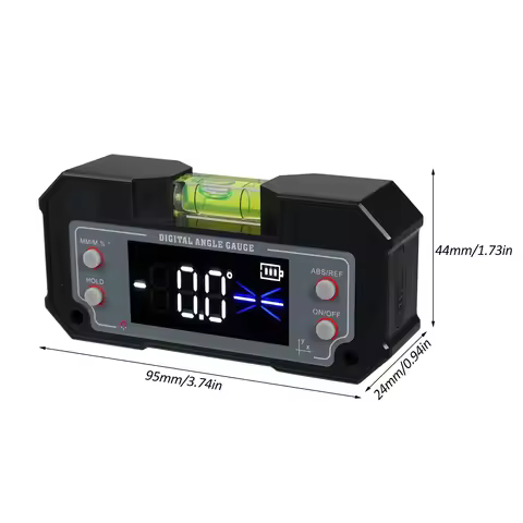 Digital Angle Gauge Liquid Leveler Finder Inclinometer Bevel Gauge XY for Woodworking 3D Printer Too