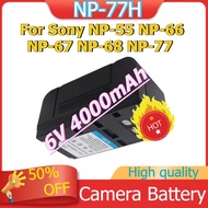 NP-77H Replacement Camera Battery for Sony NP-55 NP-66 NP-67 NP-68 NP-77 NP-77H USB Charger Recharge