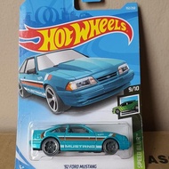 HOTWHEELS 92 FORD MUSTANG GREENOriginal