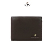 RAV DESIGN Men's RFID Short Wallet / Genuine Leather / Brown / RVW786G2
